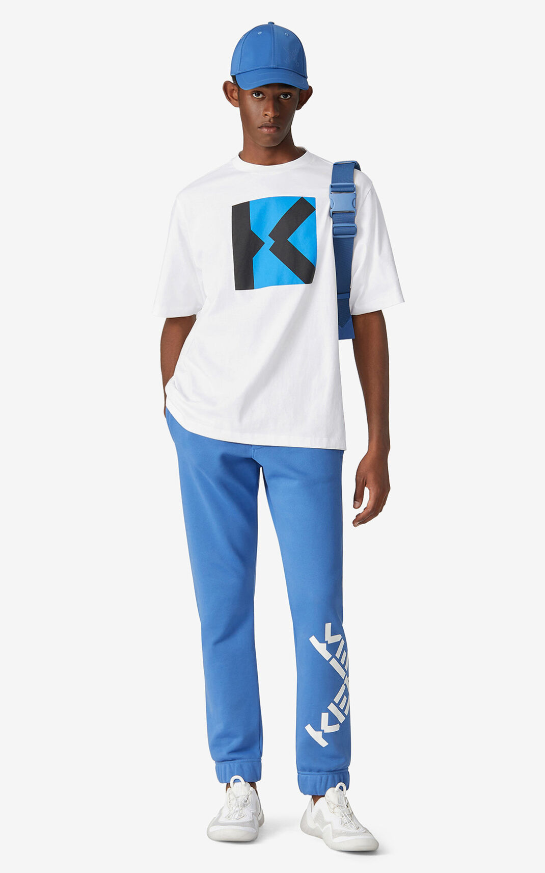 Jogger Kenzo Sport Big X Hombre Azules MRK502391